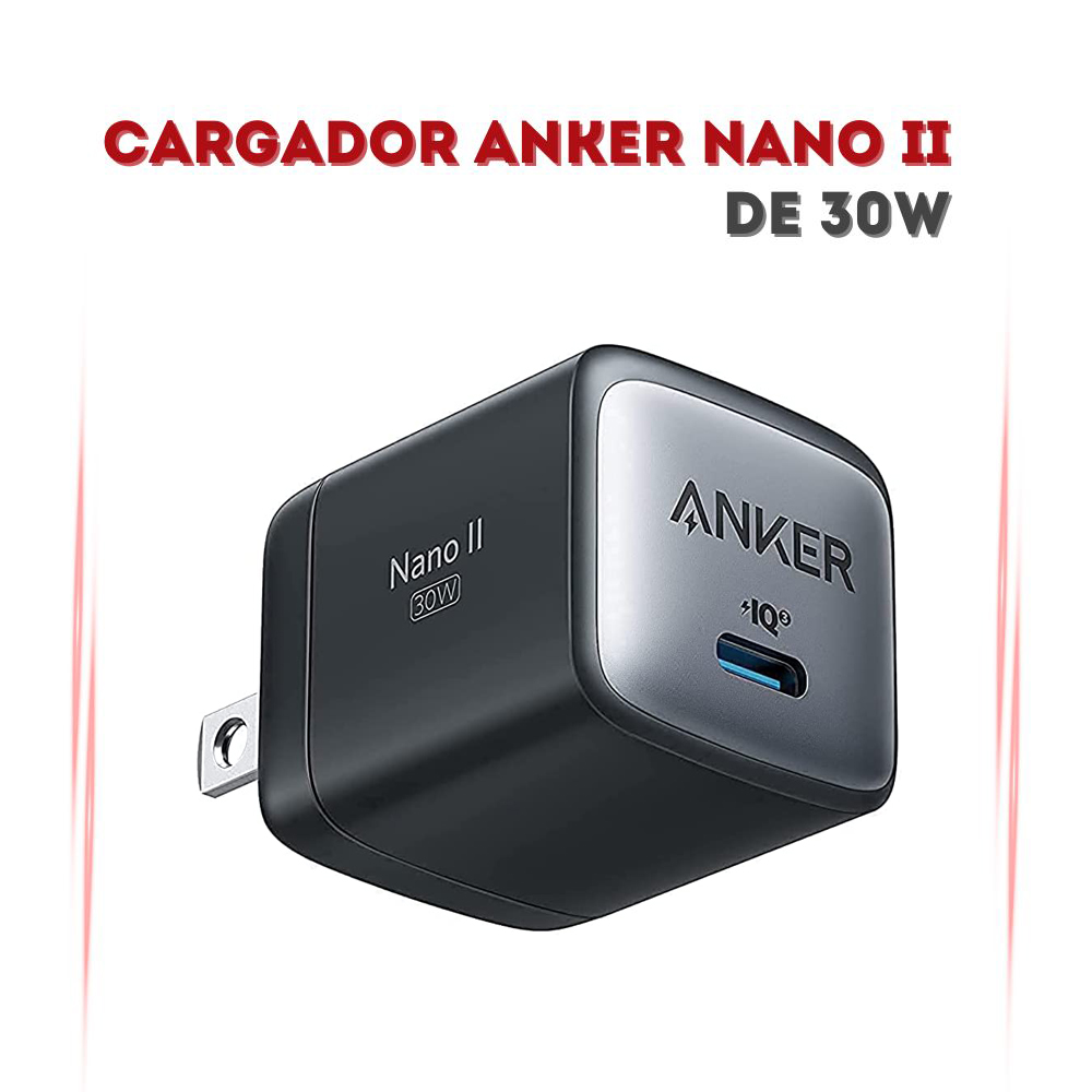 Cargador Anker Nano II de 30W – Servicio Técnico Repacell